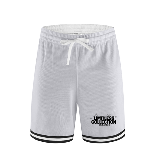 Limitless Collection Basketball Shorts - White