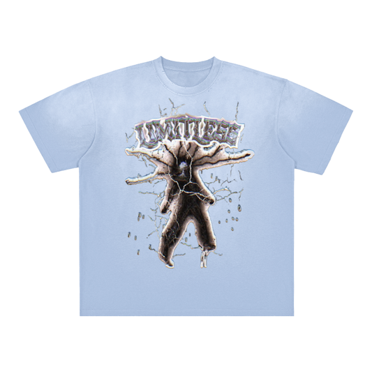 Vintage Washed Infinite Chrome - Oversized T-Shirt