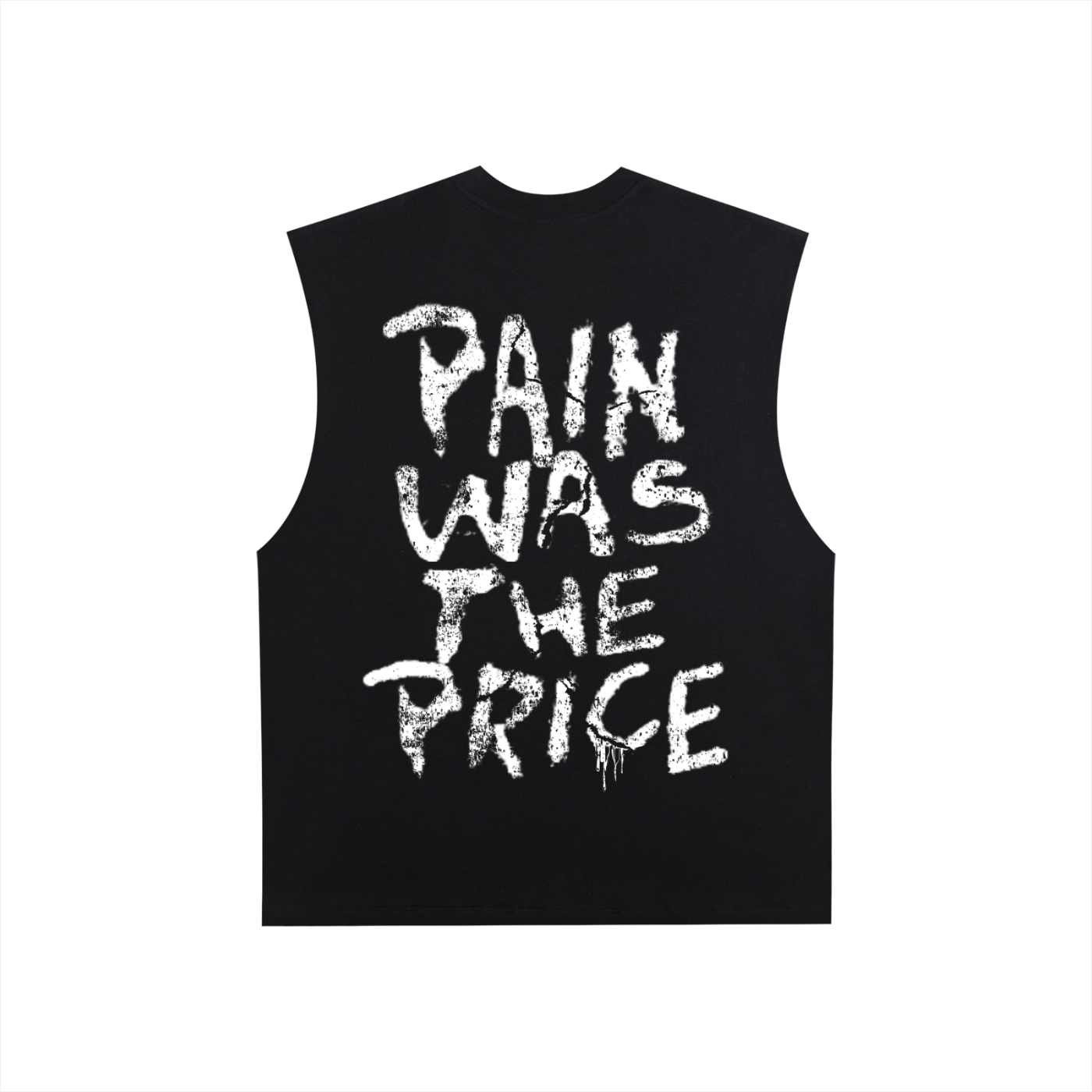 Raw Edge Cotton Tank Top