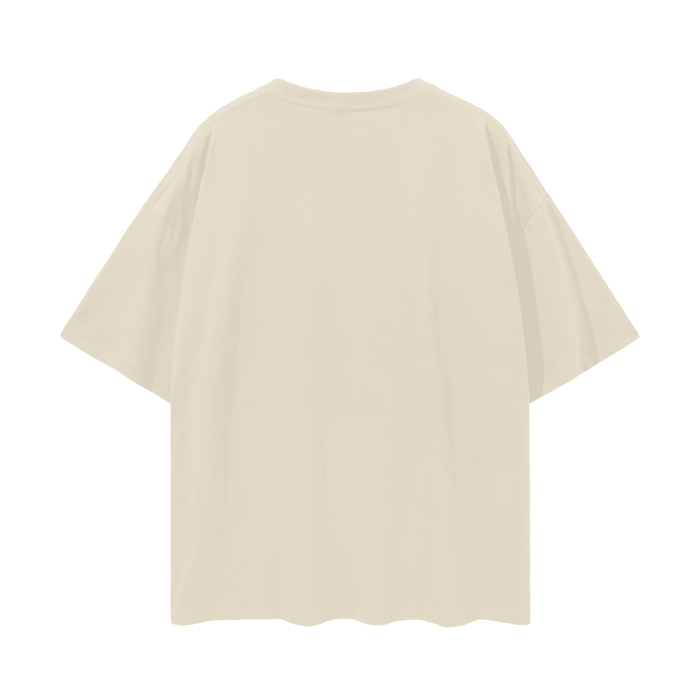 Infinite Chrome - Beige oversized T-Shirt