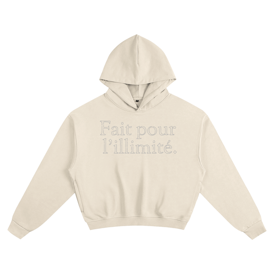 Fait Pour L'illimité Crème Hoodie