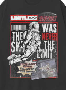 The Sky Was Never The Limit - Oversized T-shirt